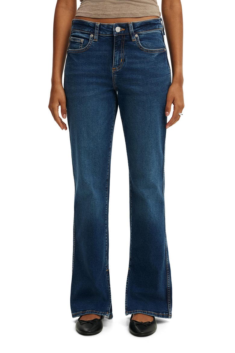 Stretch Slim Straight Leg Jeans, Main, color, SCORPIO BLUE SPLIT