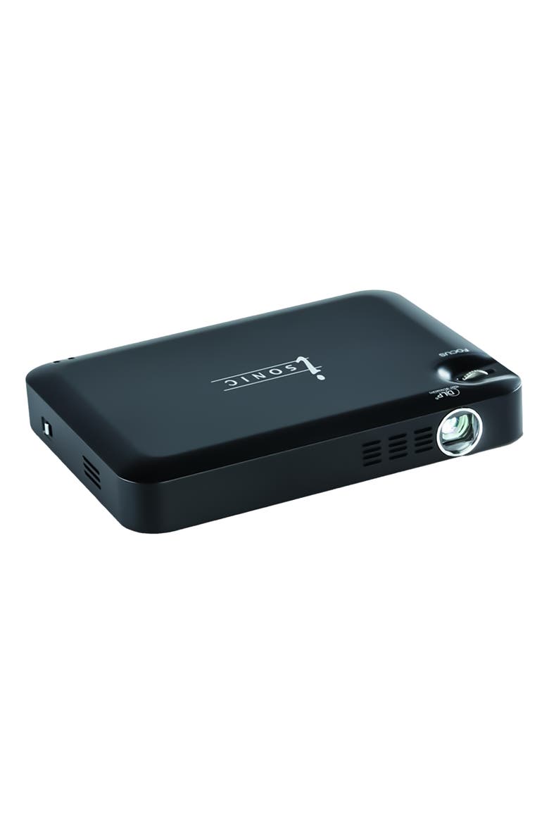 Compact HD Projector Portable Big-Screen Entertainment Anywhere, Main, color, Black