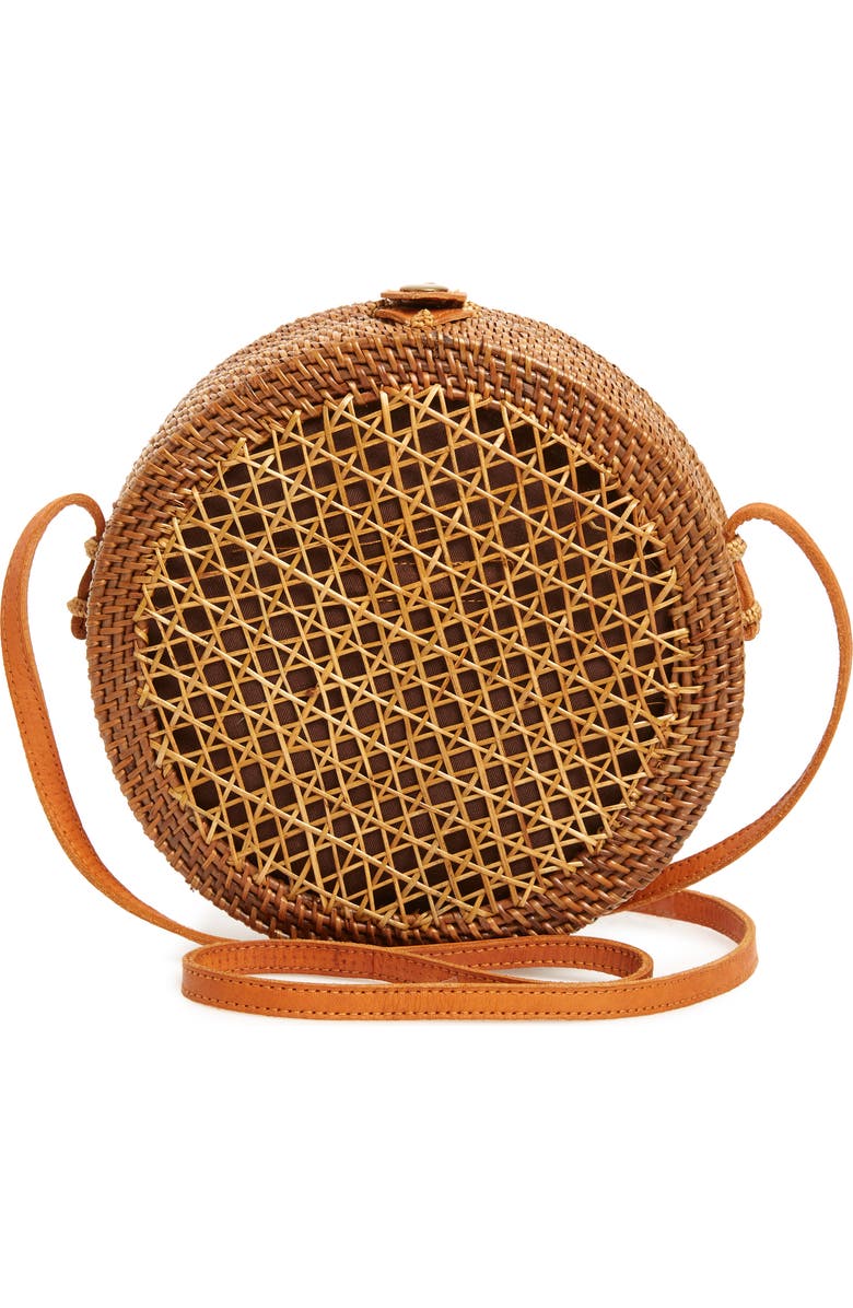 Street Level Woven Canteen Crossbody Bag, Alternate, color,