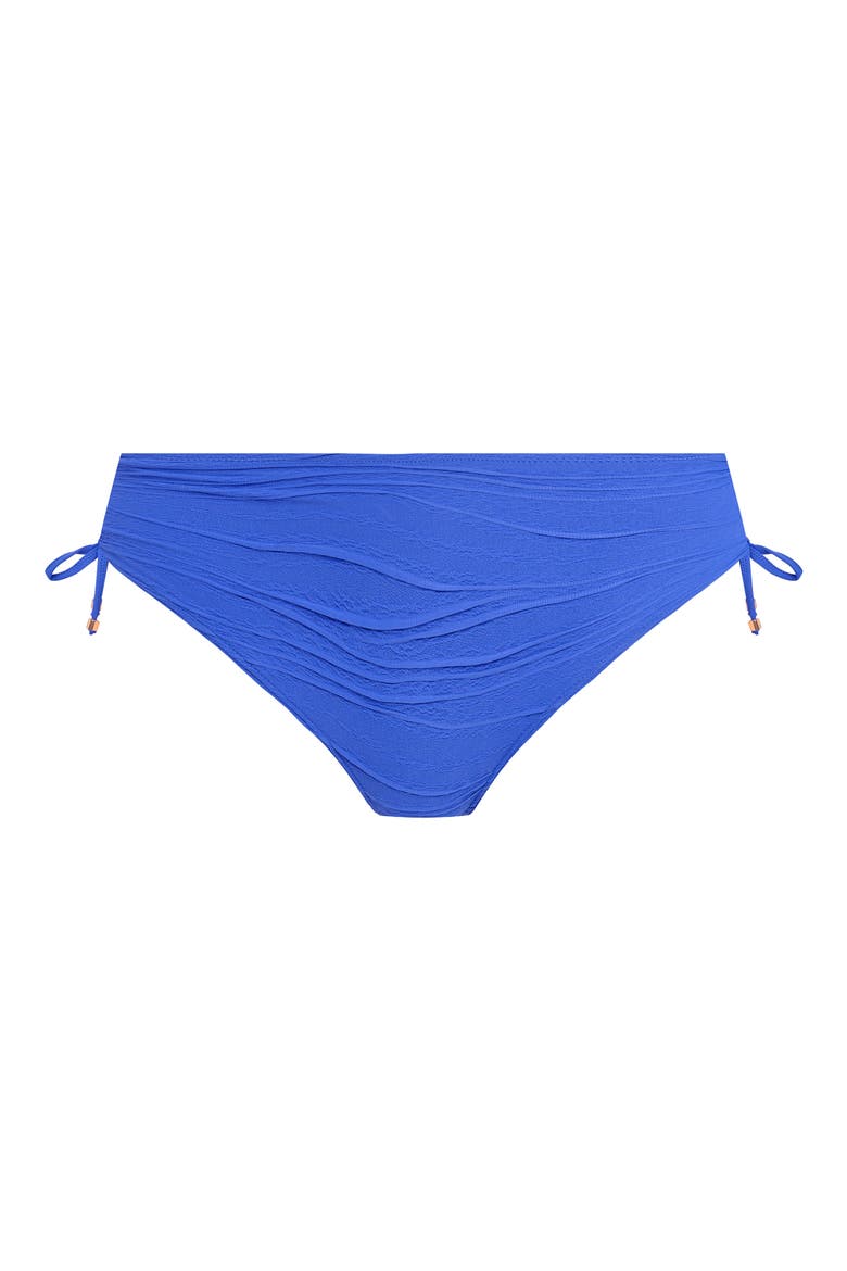 Beach Waves Adjustable Side High Waist Bikini Bottoms, Alternate, color, ULTRAMARINE