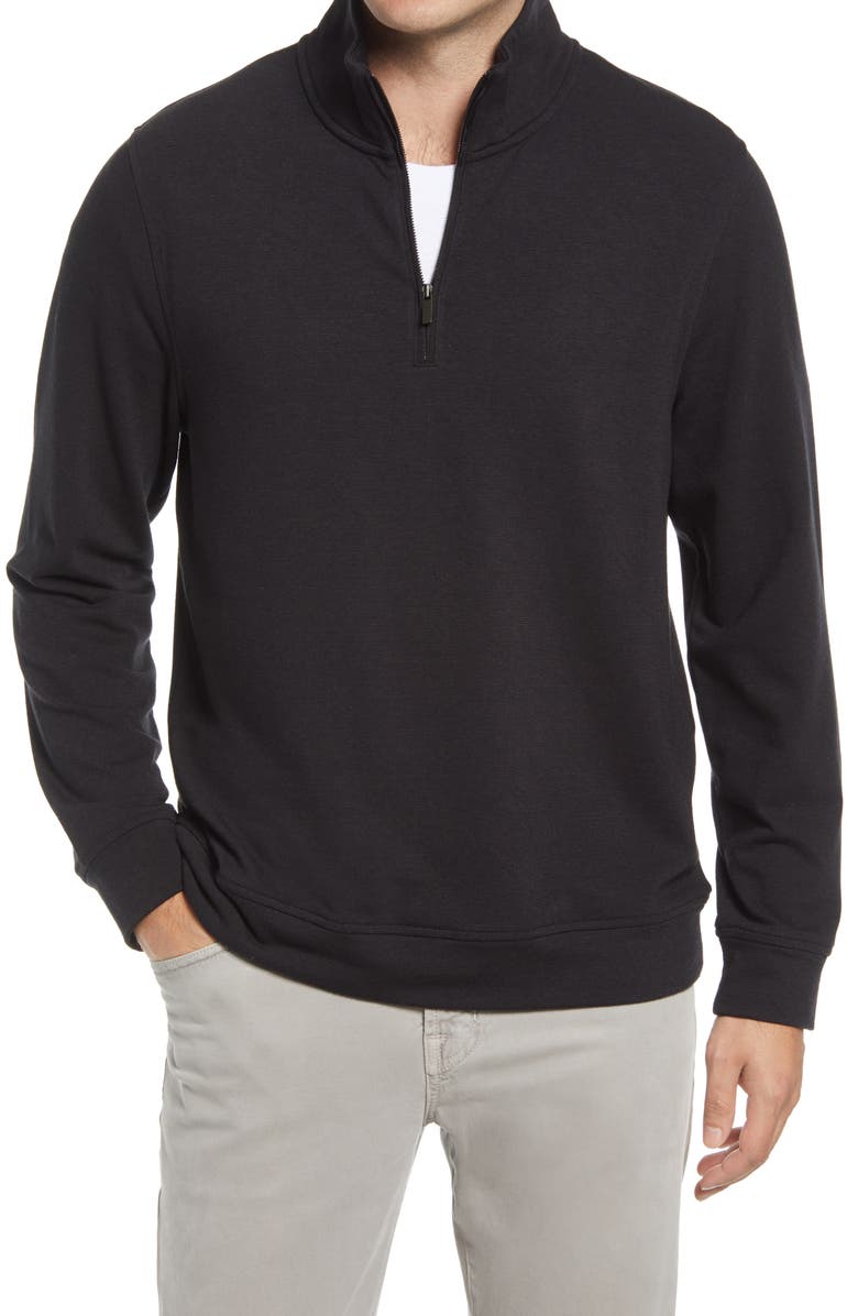 Nordstrom Men's Space Dye Quarter Zip Pullover, Main, color,