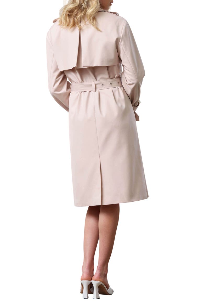 Enzo Trench Coat, Alternate, color, ROSE QUARTZ