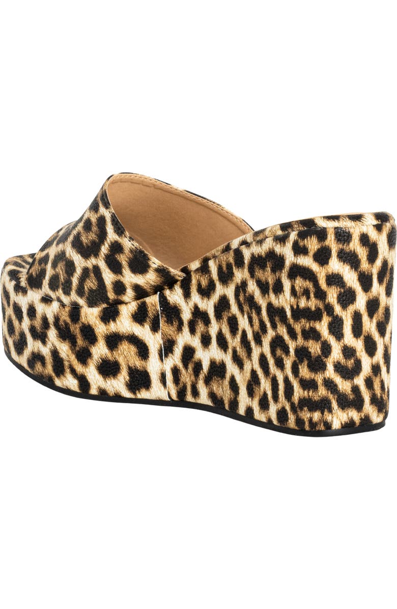 SHUSHOP Luna Platform Wedge Sandal, Alternate, color, Leopard Print
