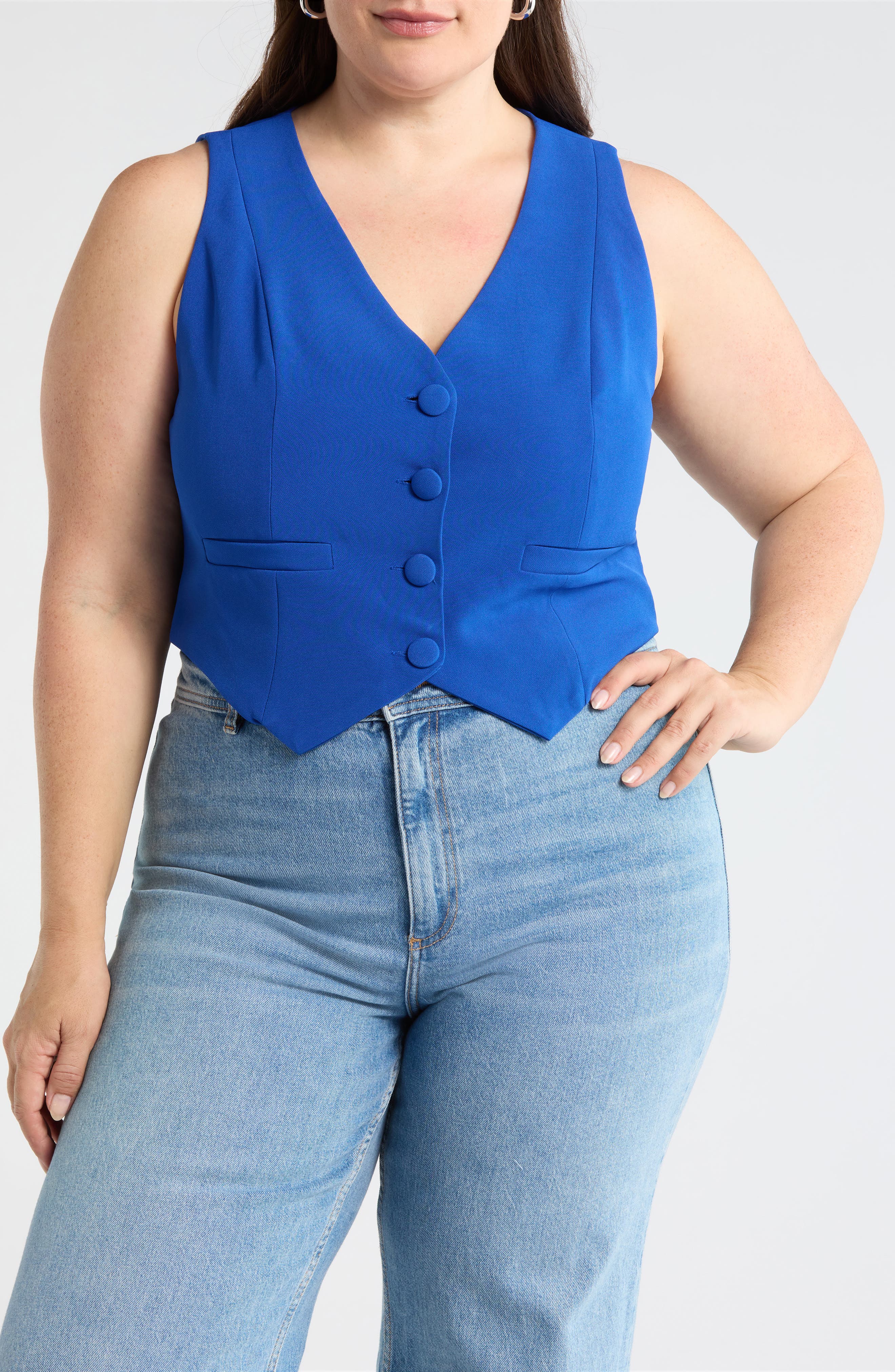 Stretch Woven Vest - image 3