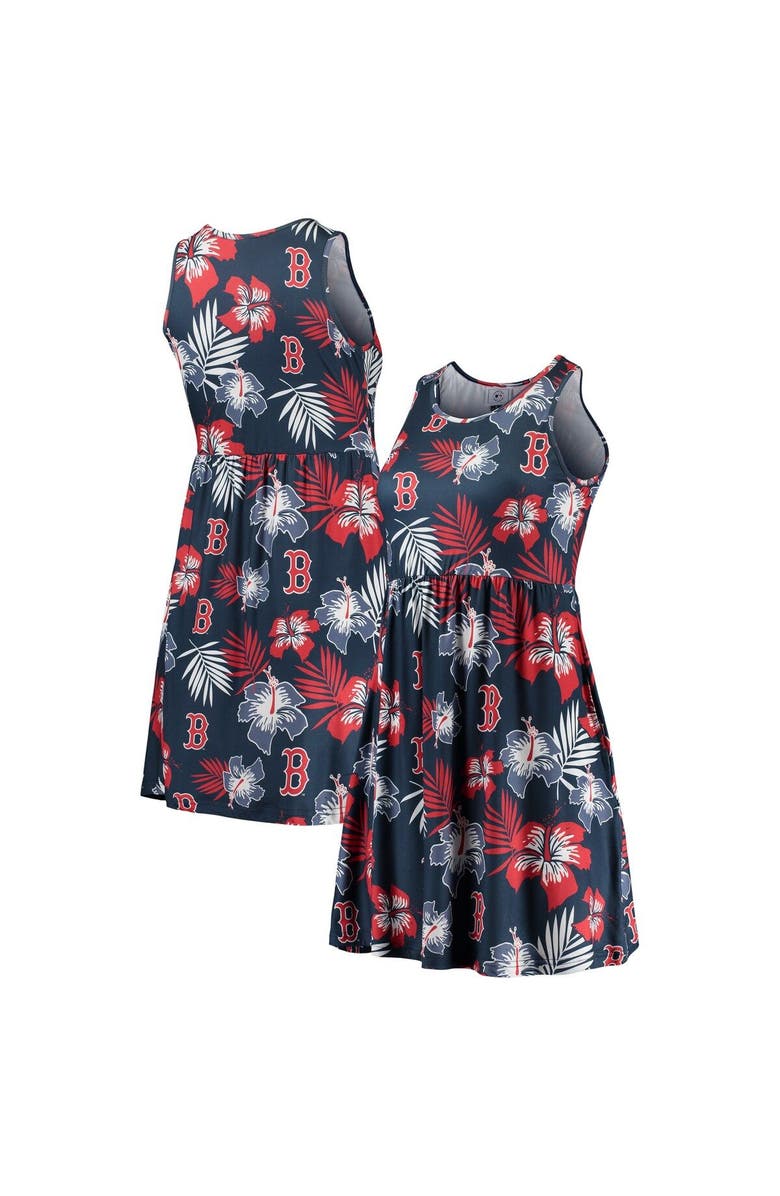 FOCO Women's FOCO Navy Boston Red Sox Floral Sundress, Main, color, Navy