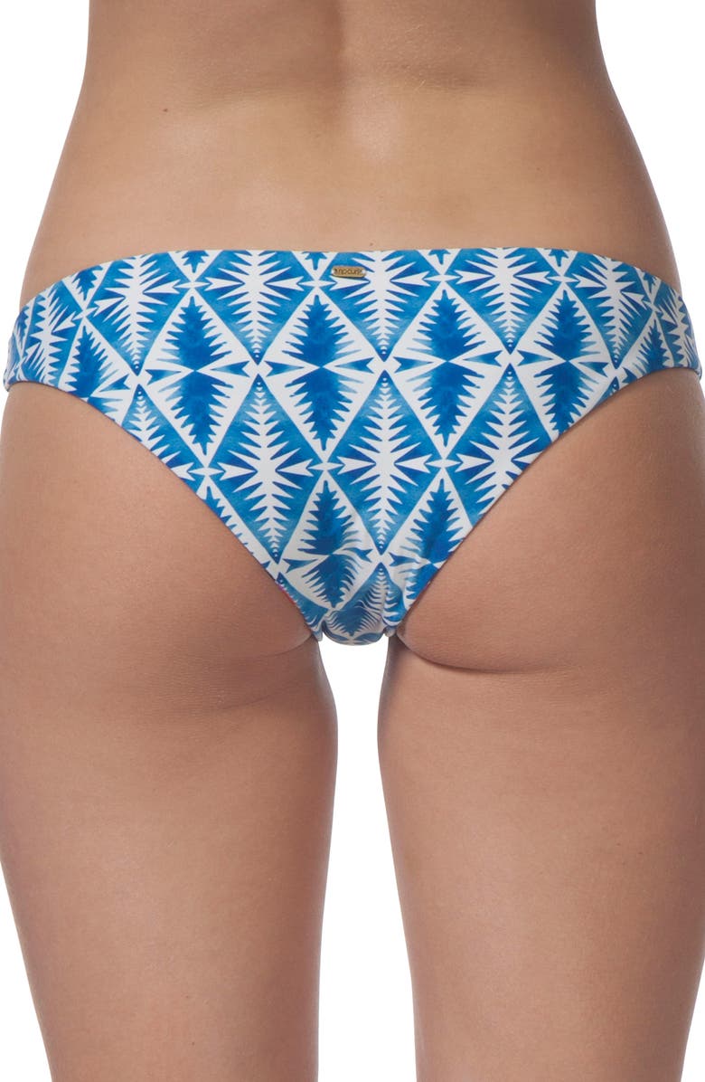 Rip Curl Beach Bazaar Reversible Hipster Bikini Bottoms, Alternate, color,