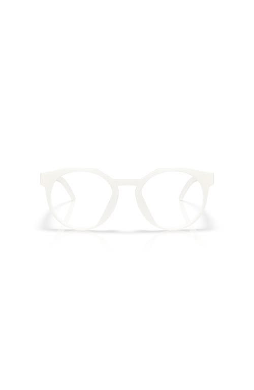 Oakley 52mm Rectangle Optical Glasses In Neutral