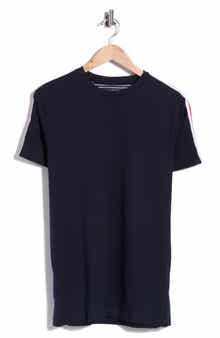 DENIM AND FLOWER Contrast Tape Knit T-Shirt