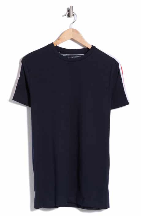 DENIM AND FLOWER Contrast Tape Knit T-Shirt