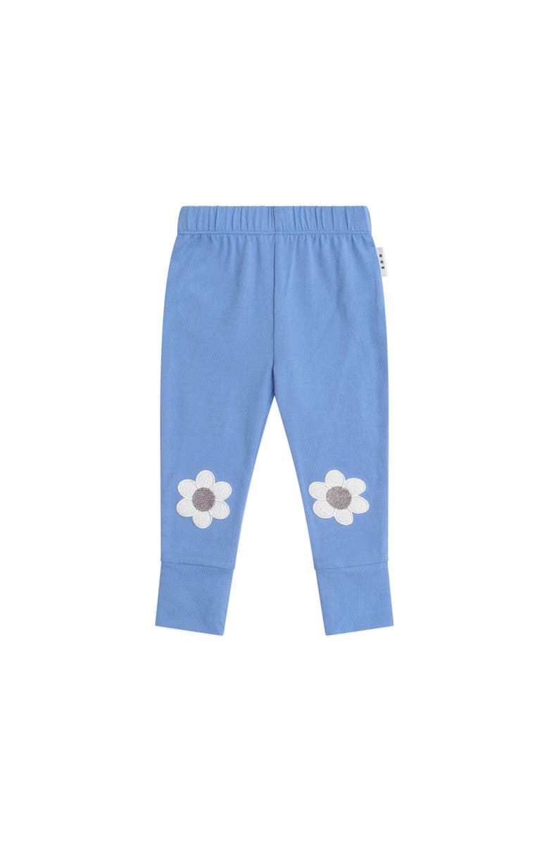 Huxbaby Daisy Leggings, Main, color, Seaside