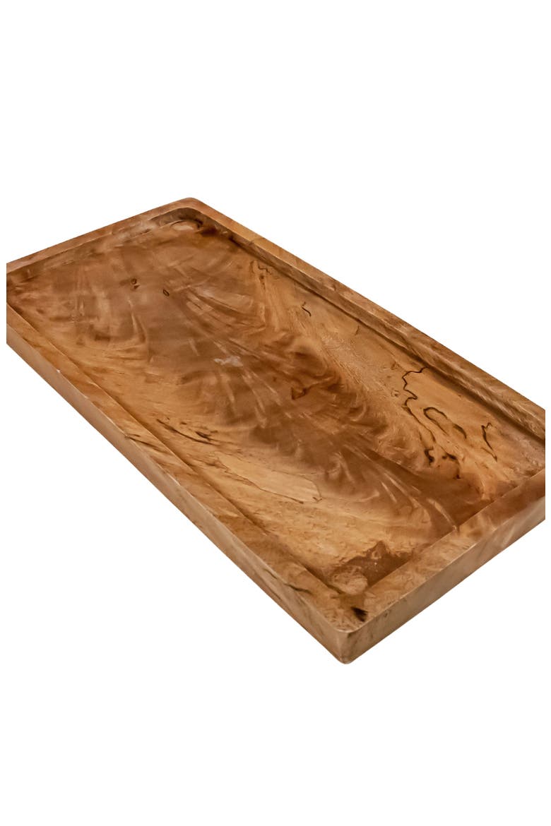 Acacia Rectangular Serving Tray, Main, color, Natural