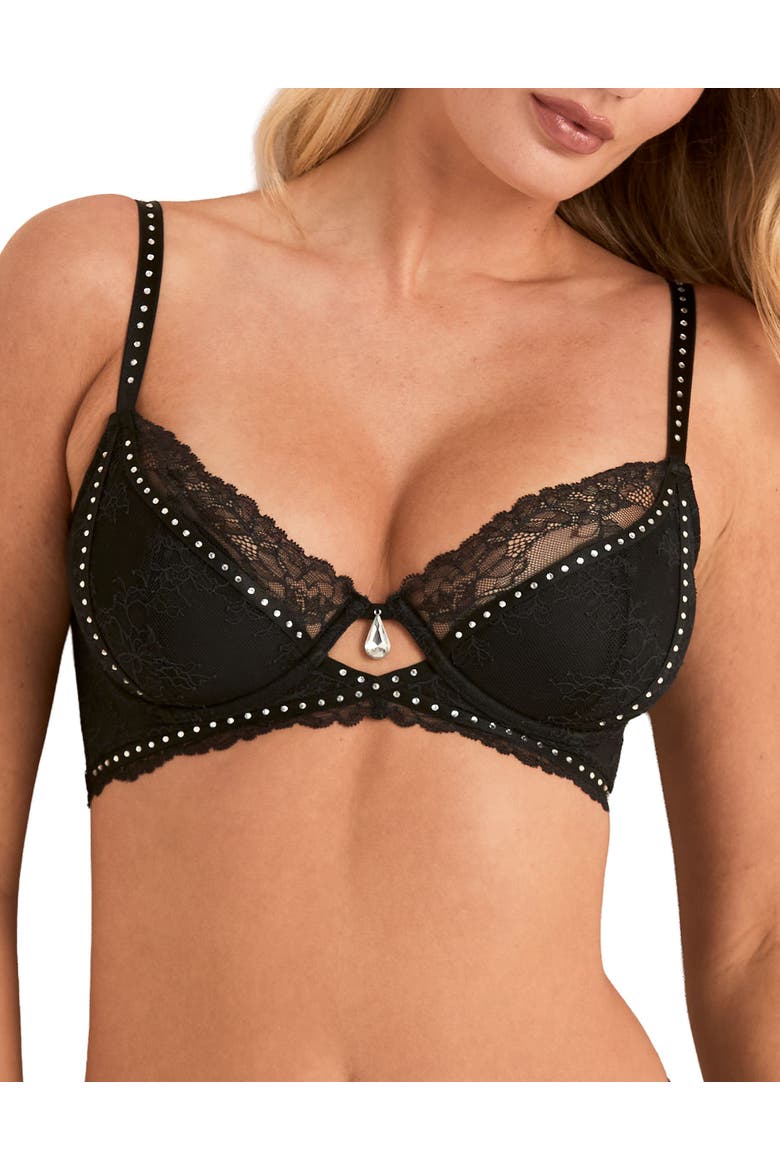 Lyra Contour Demi Bra, Main, color, Black