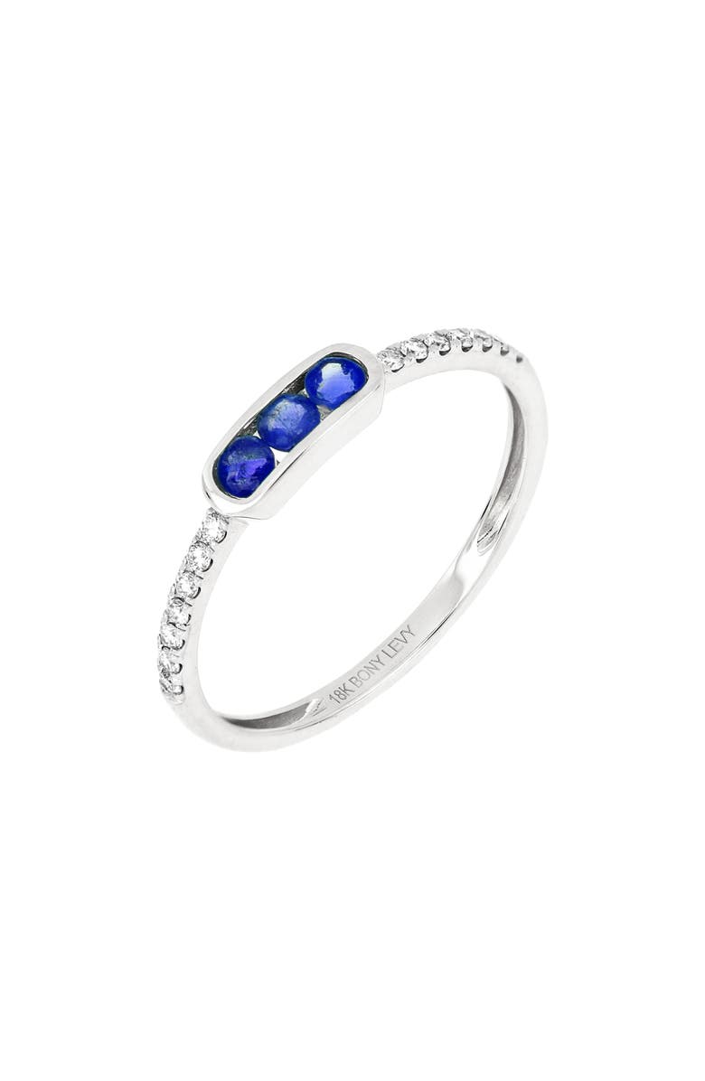 Bony Levy El Mar Gemstone & Diamond Bar Ring, Main, color, 