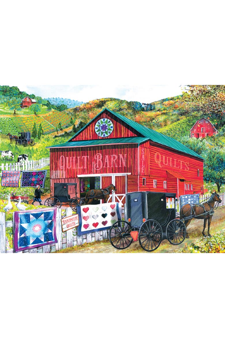 Stopping at the Quilt Barn 1000 piece Jigsaw Puzzle for Adults, Alternate, color, Multicolor