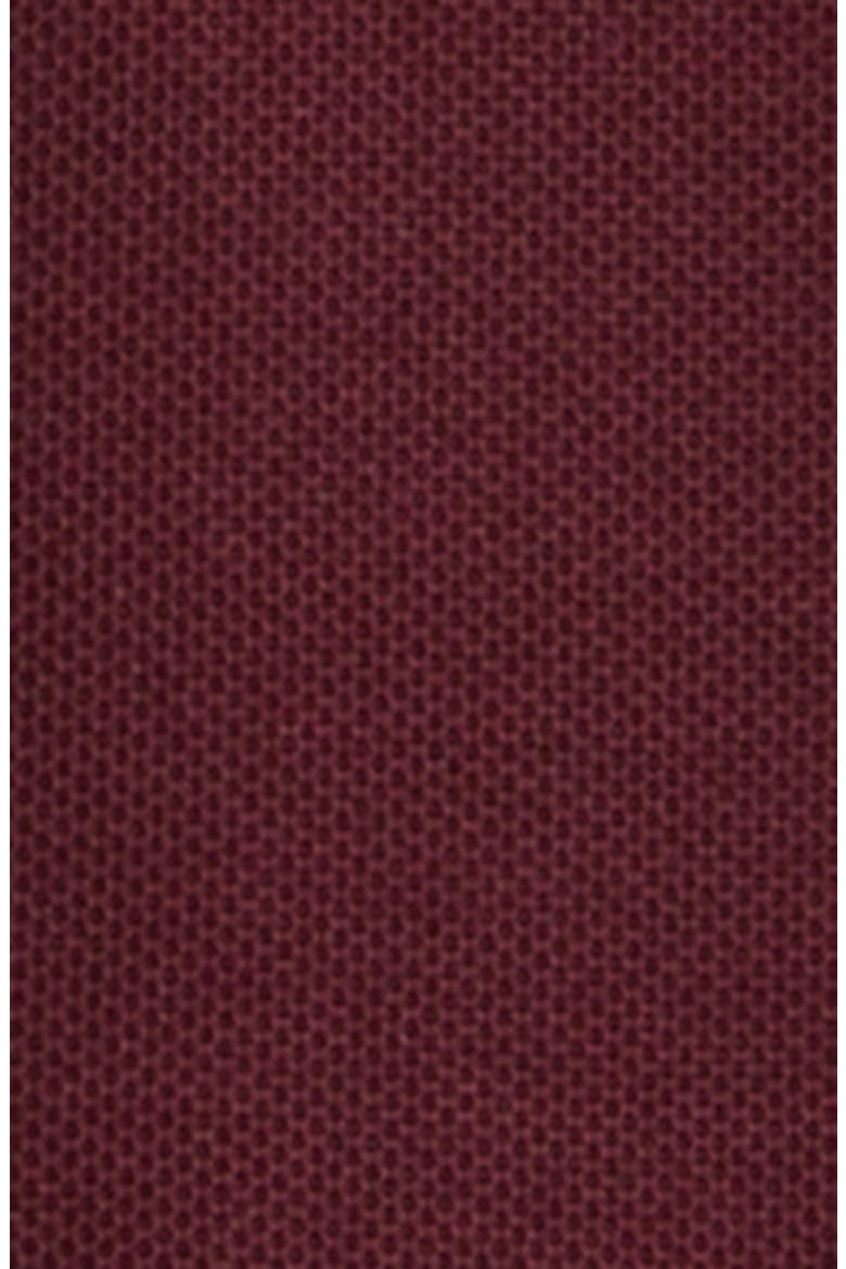 Evan Check Collar Cotton Piqué Polo, Alternate, color, VINEYARD RED