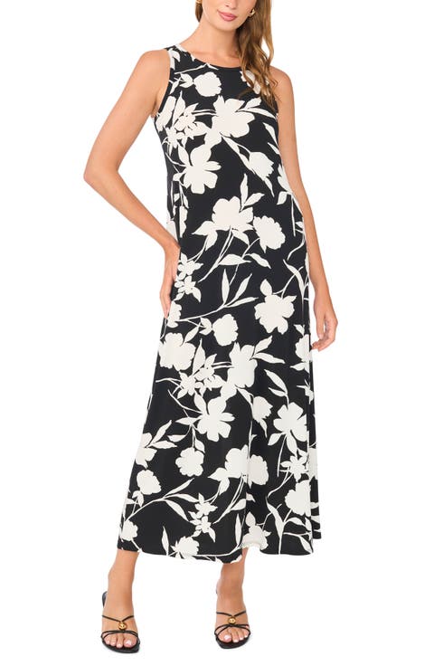 Keyhole Back Maxi Dress