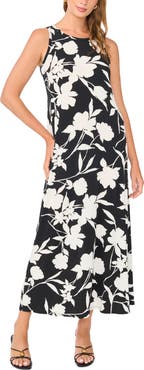 Vince Camuto Keyhole Back Maxi Dress