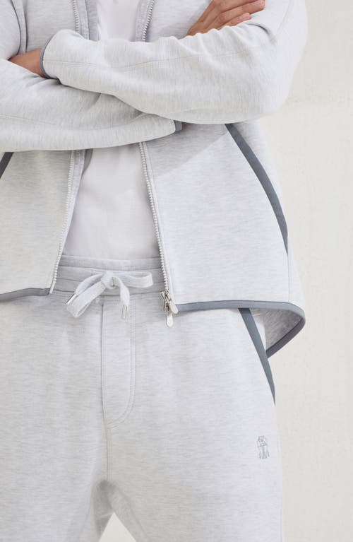 Brunello Cucinelli Double Cloth Trousers In White