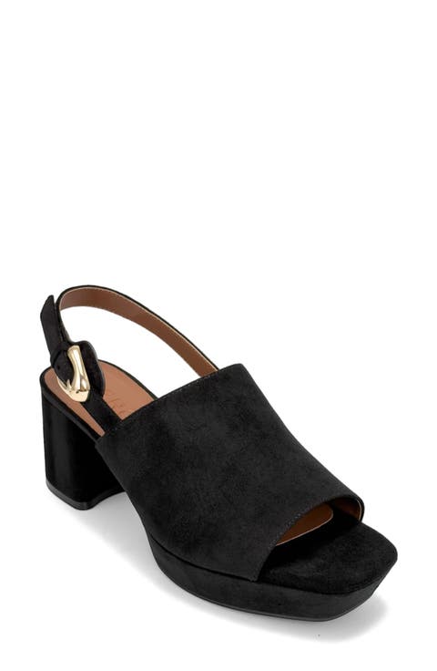 Pearl Faux Suede Sandal