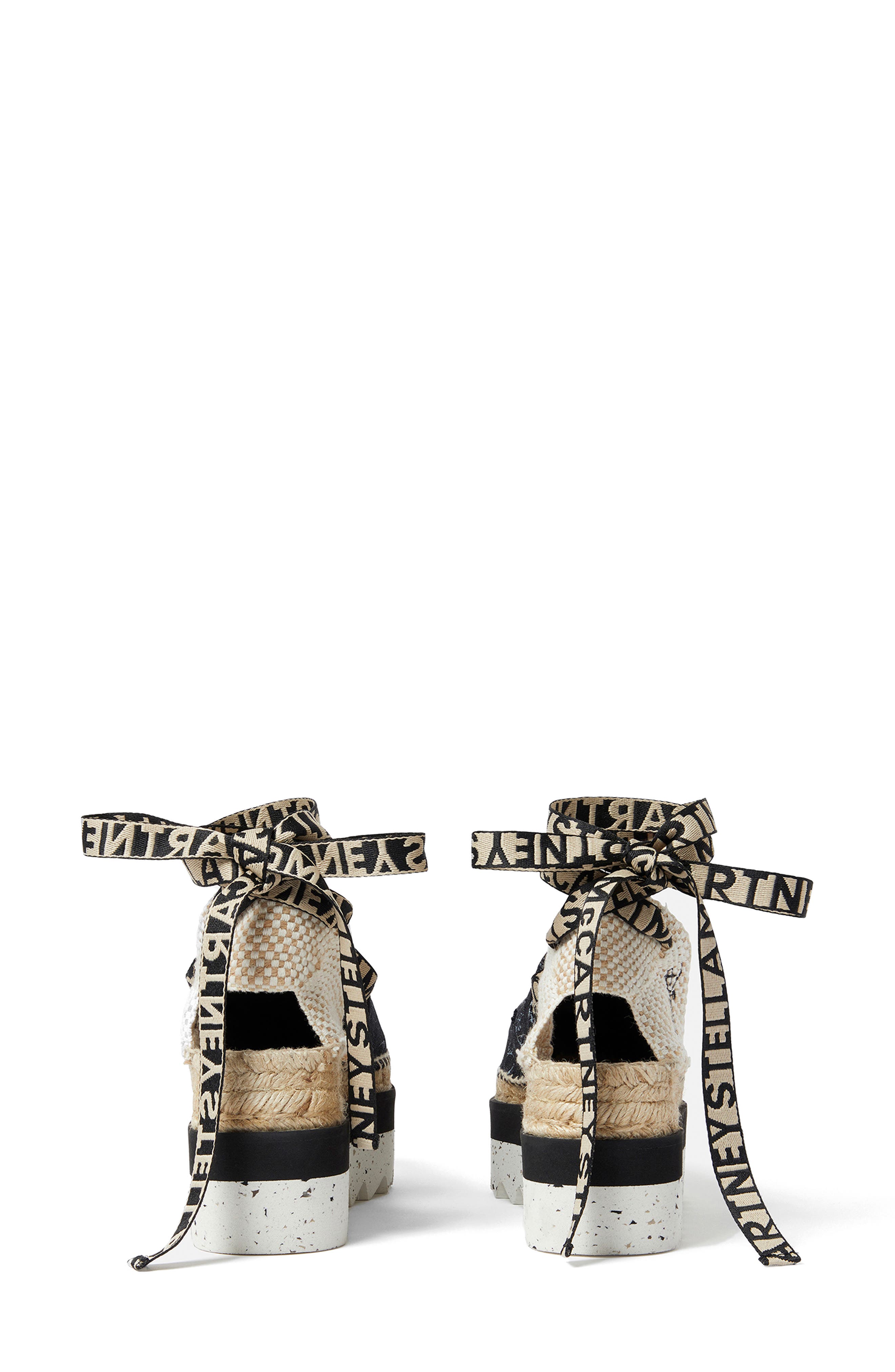 Stella McCartney x Disney Gaia Mickey Mouse Platform Espadrille, Alternate, color, 