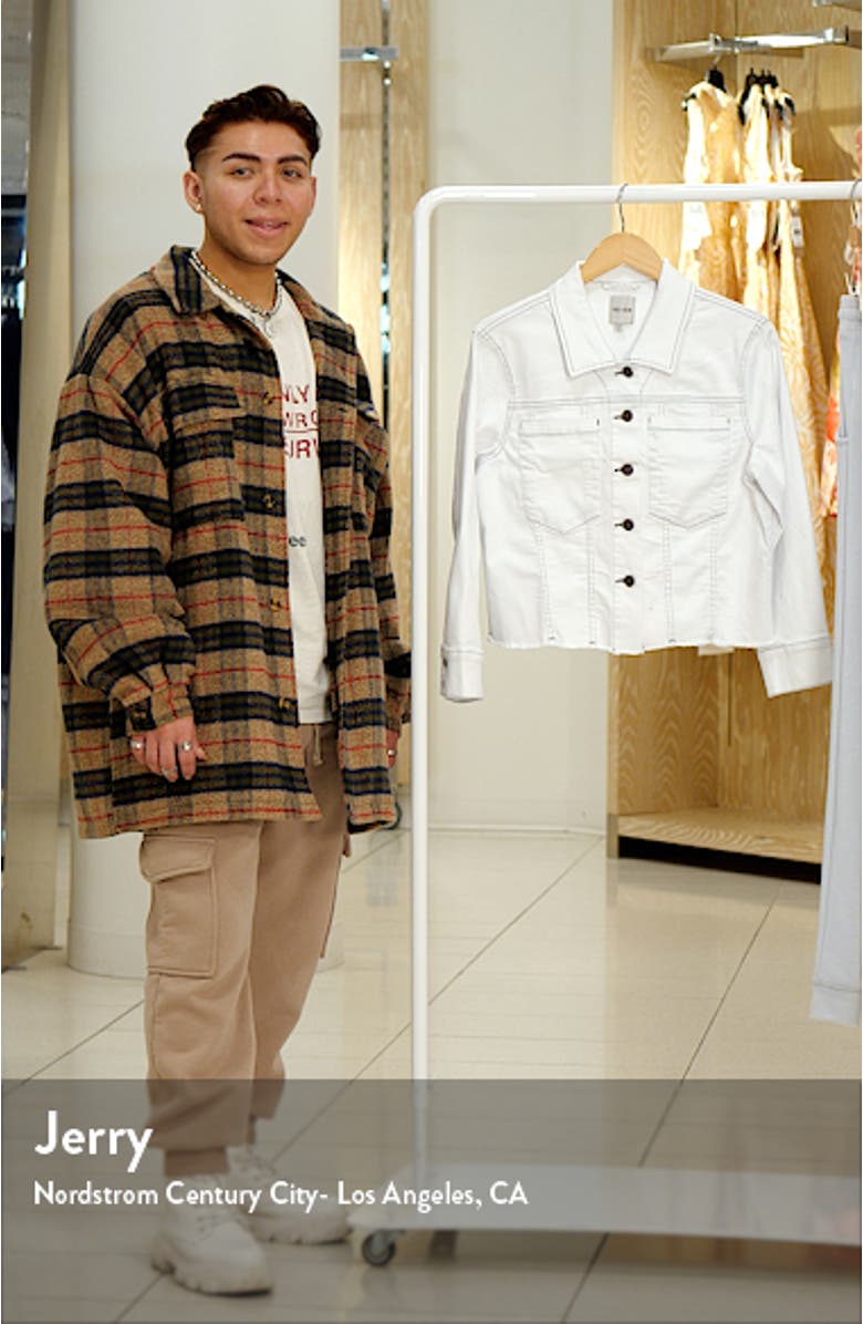 Super Stretch Denim Jacket, sales video thumbnail