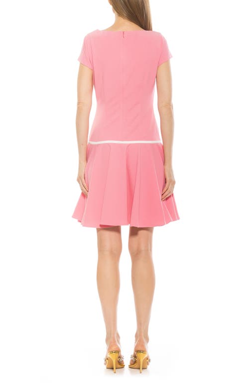 Alexia Admor Drop Waist Dress In Pink