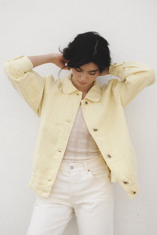 Vir Vita Béatrice Jacket In Yellow