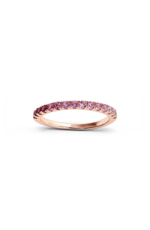 Petite Ombre Cubic Zirconia Band Ring