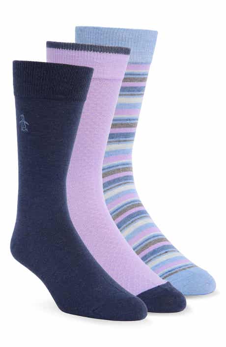 Original Penguin Wrigley Pack of 3 Assorted Crew Socks