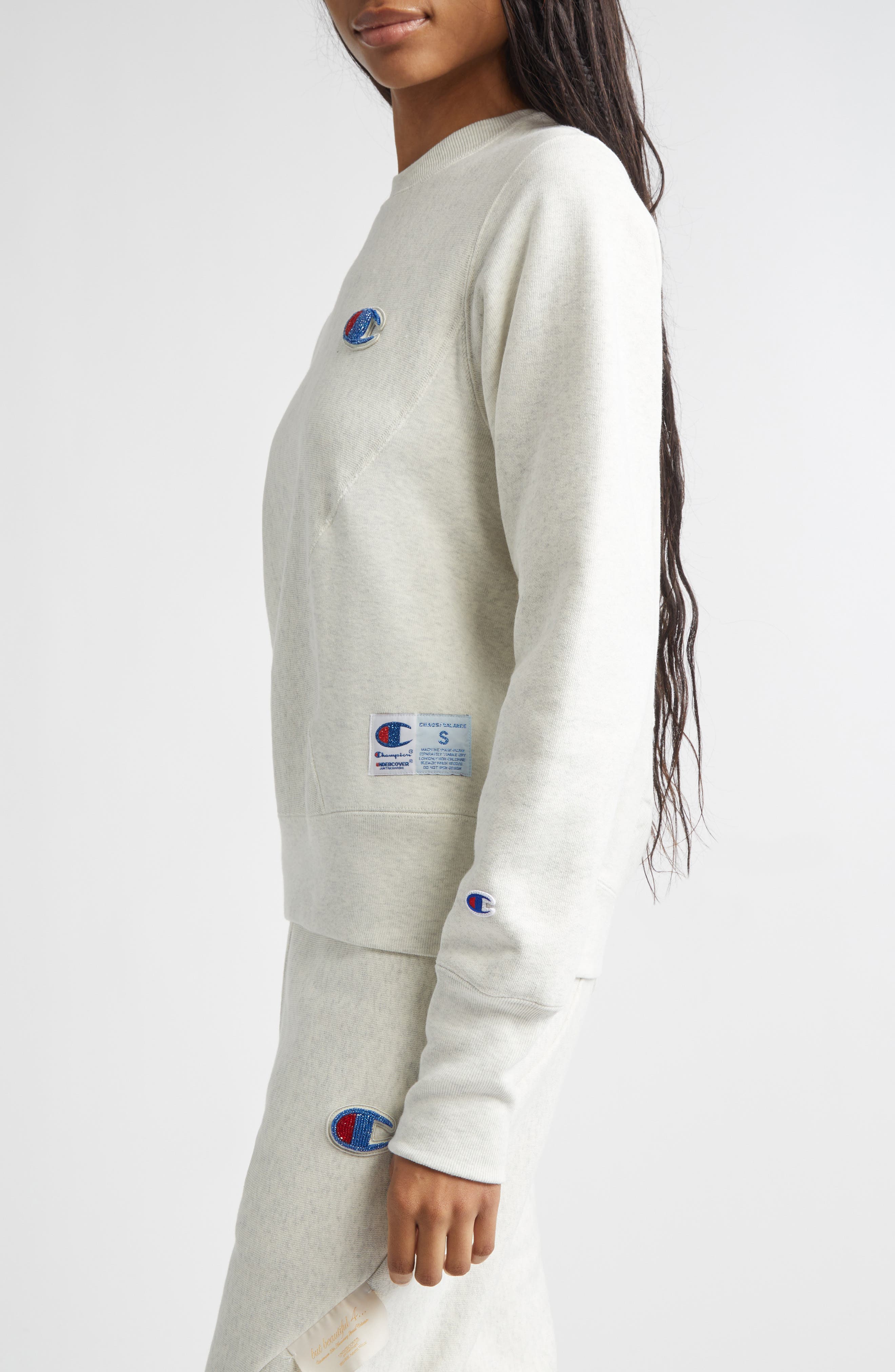 x Champion Reverse Weave® Fleece Sweatshirt (Women) | Nordstrom