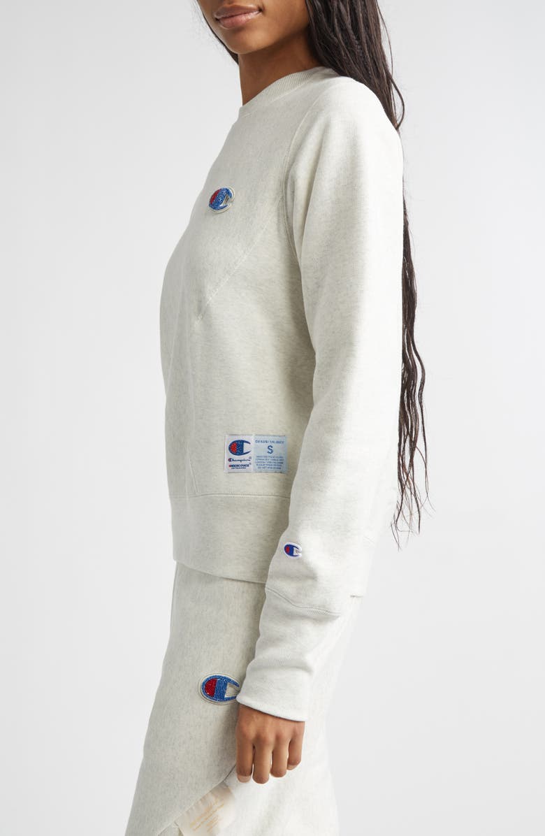 Undercover x Champion Reverse Weave<sup
®</sup
Fleece Sweatshirt, Alternate, color, Oatmeal