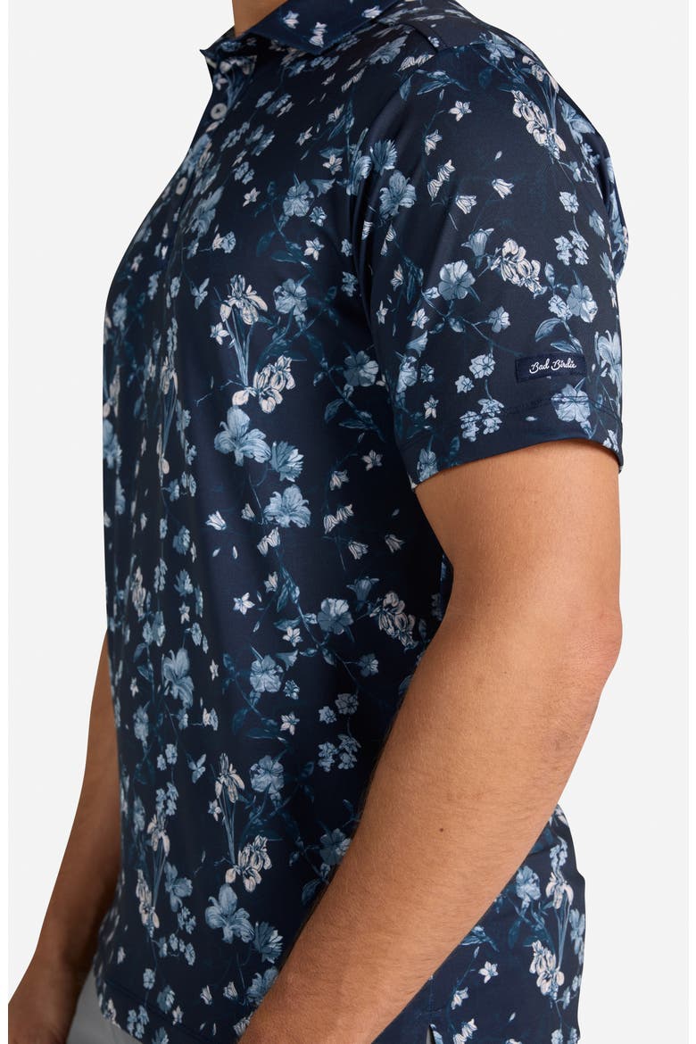 Midnight Garden Floral Performance Golf Polo, Alternate, color, MIDNIGHT GARDEN