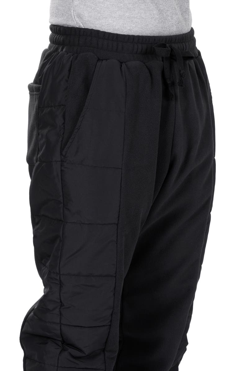 VAST Ripstop Fleece Lined Joggers, Alternate, color, Black