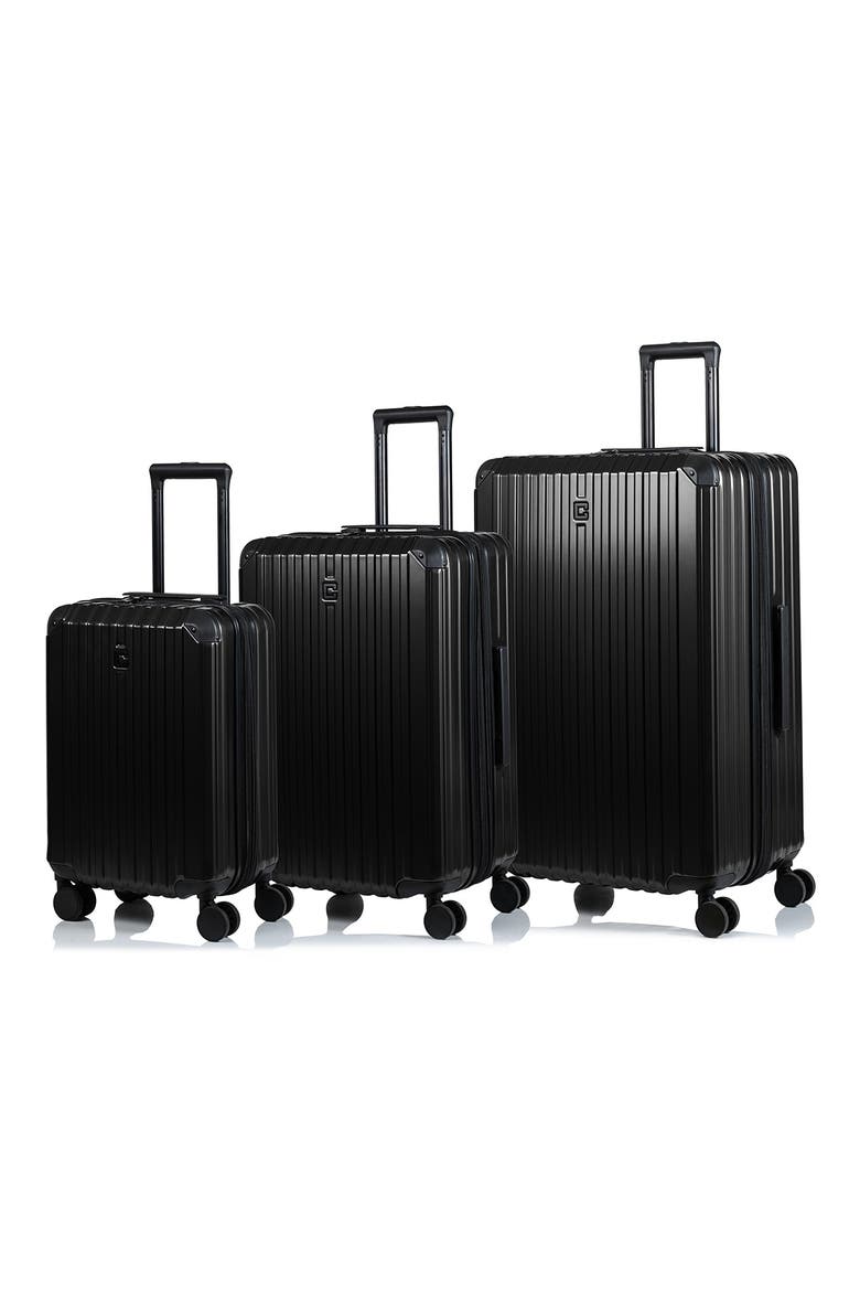 Element 3-Piece Luggage Set, Main, color, BLACK