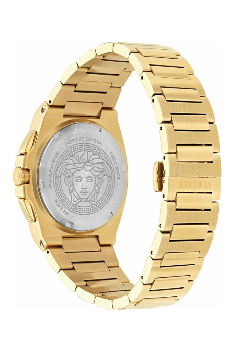 Tolomeo Chronograph Bracelet Watch, 40mm, Alternate, color, IP YELLOW GOLD