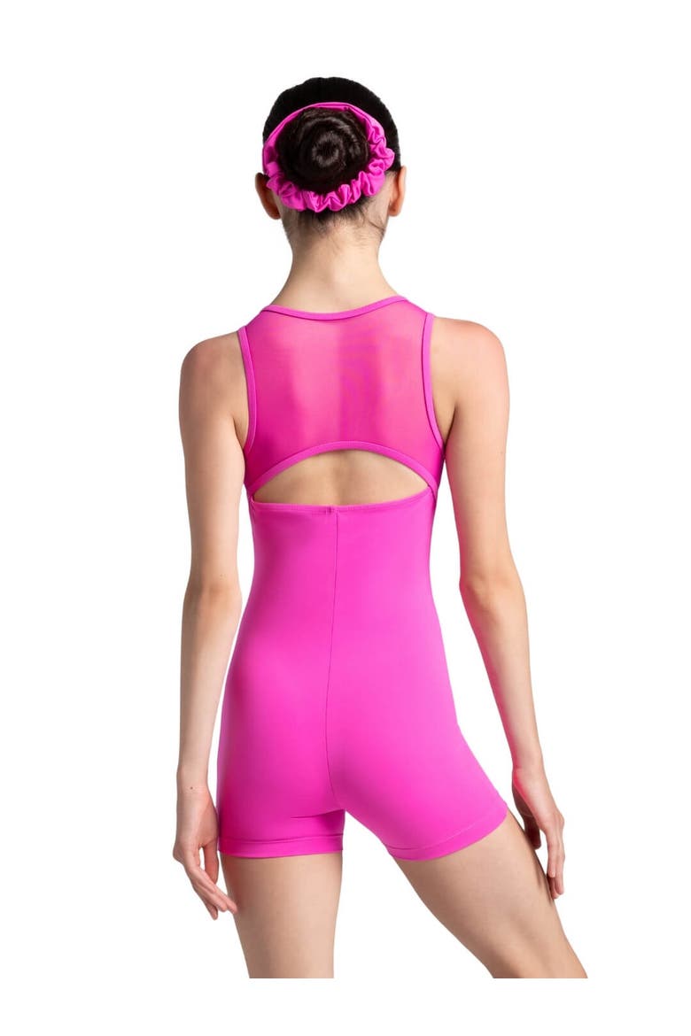 Future Star Rainbow Star Biketard, Alternate, color, medium pink