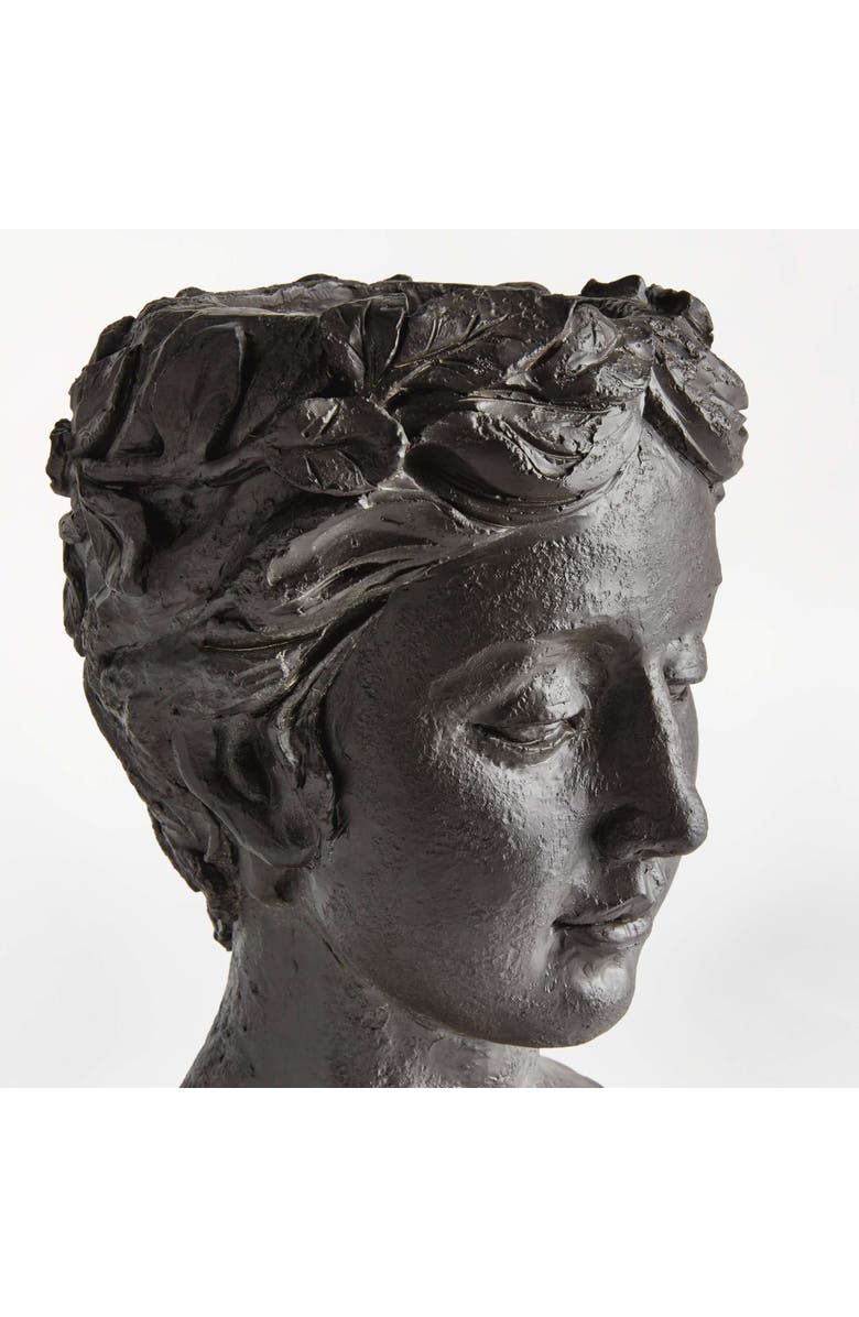 Napa Home & Garden Fibreclay Athena Planter, Alternate, color, Black