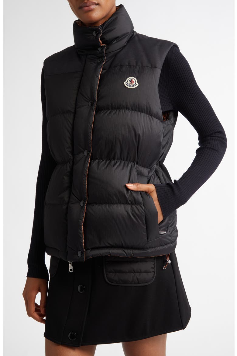 Verone Convertible Down Puffer Jacket, Alternate, color, BLACK