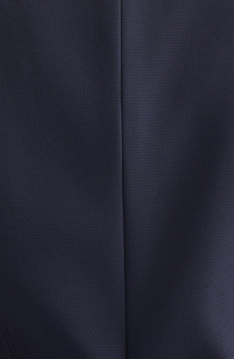 Jason Wu Collection Sleeveless Cady, Satin & Chiffon Layered Cocktail Dress, Alternate, color, Ultra Navy