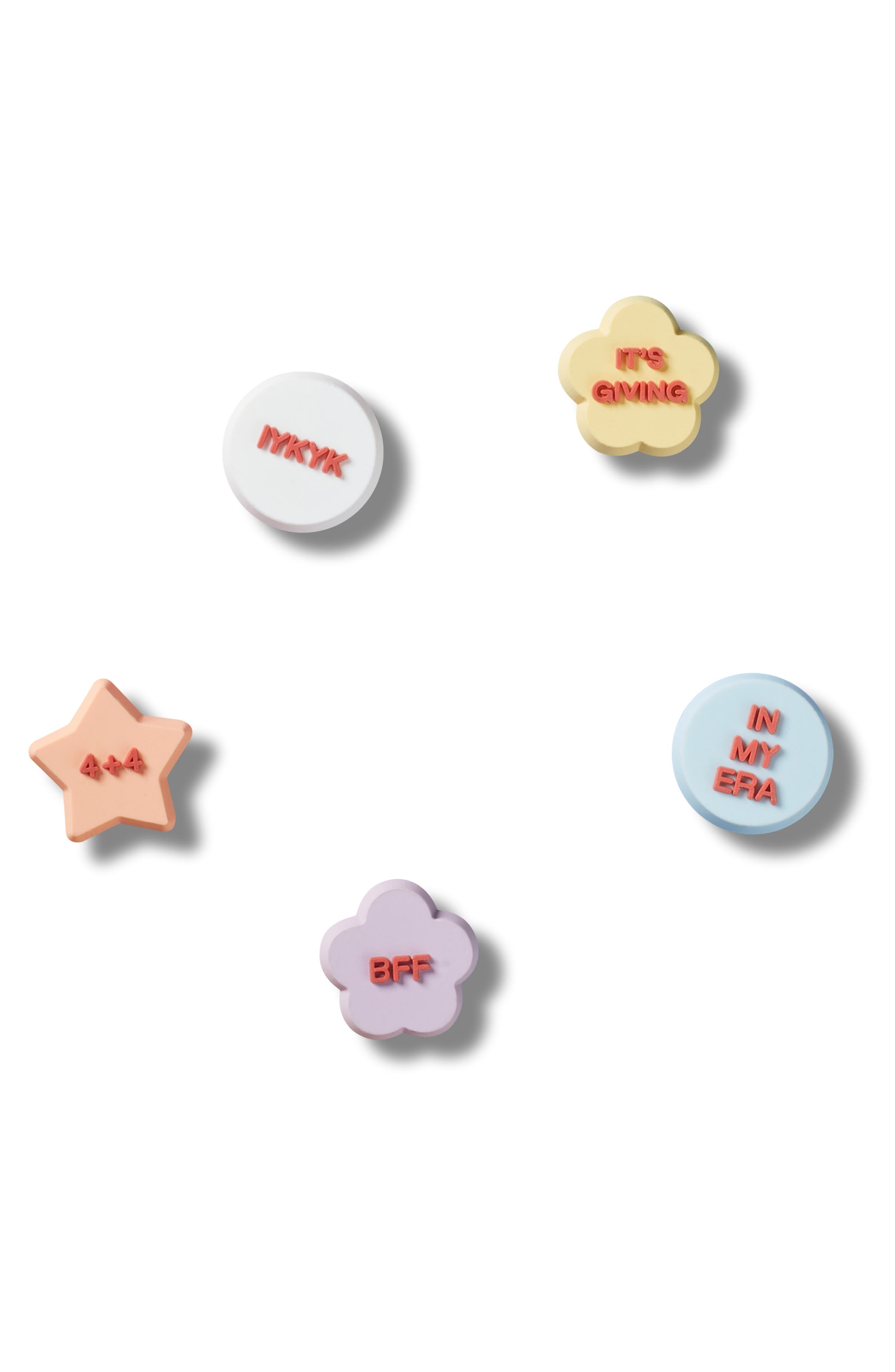 CROCS Conversation Shapes 5-Pack Jibbitz Shoe Charms