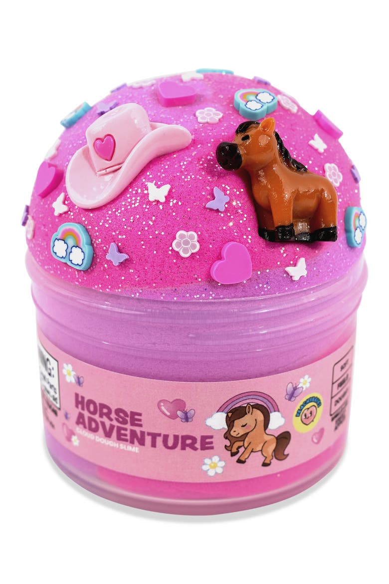 Kids' Peachy Horse Adventure Cloud Dough Slime, Alternate, color, PURPLE