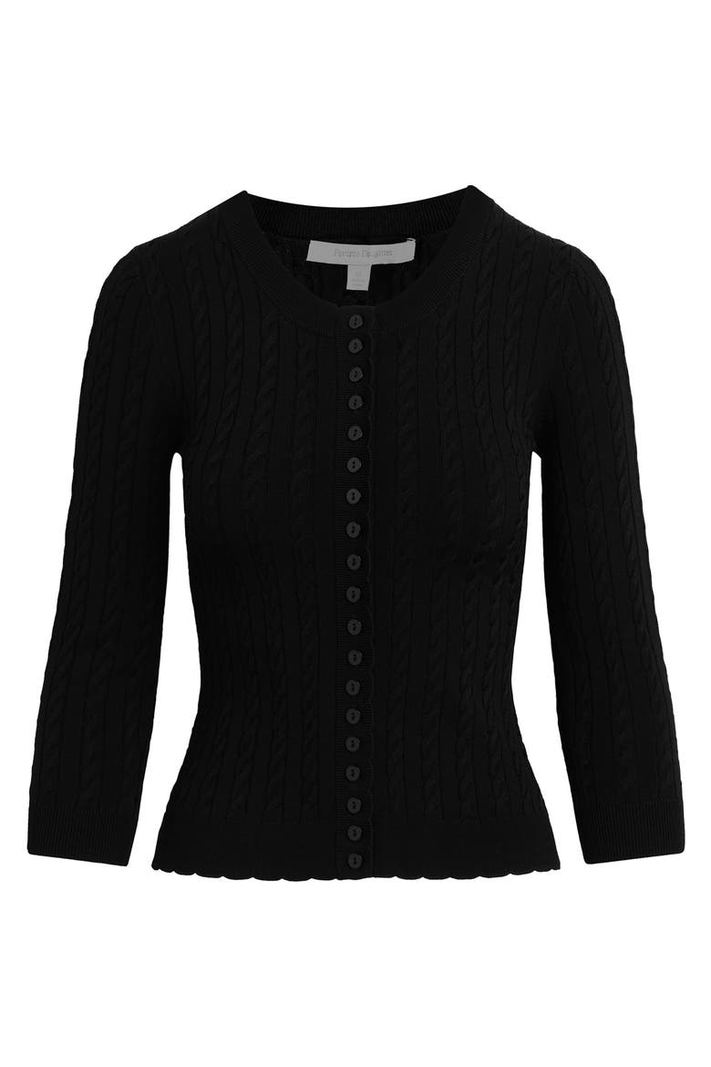 The Keepsake Cardigan, Alternate, color, BLACK