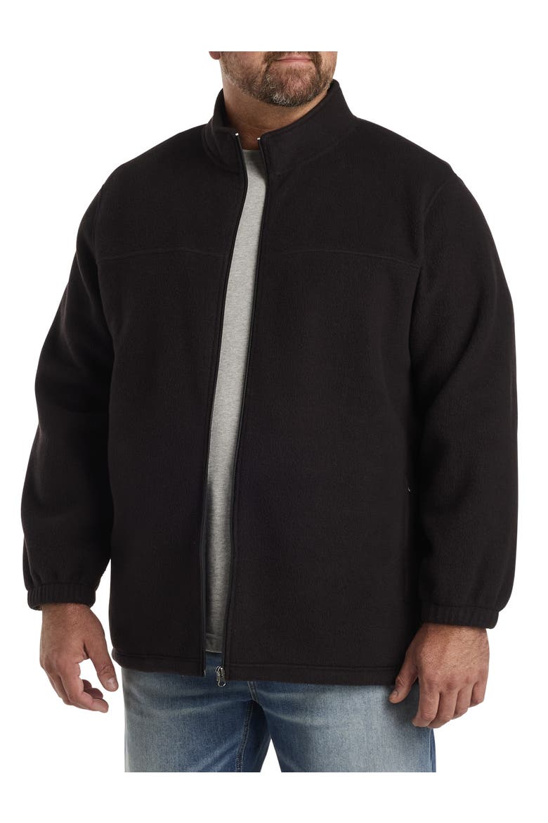 Full-Zip Polar Fleece Jacket, Alternate, color, BLACK