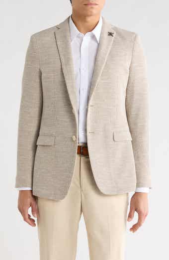 John Varvatos Star USA Heathered Knit Two Button Sport Coat