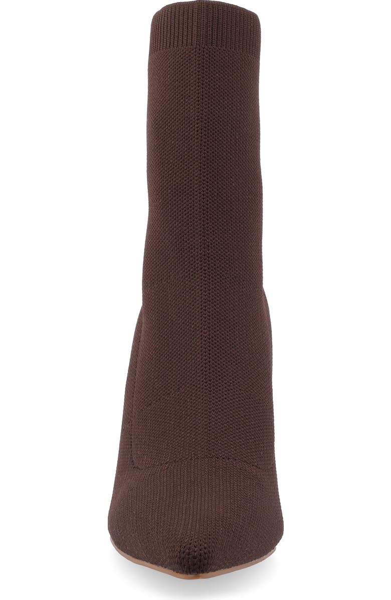 Journee Collection Noralinn Bootie, Alternate, color, Brown