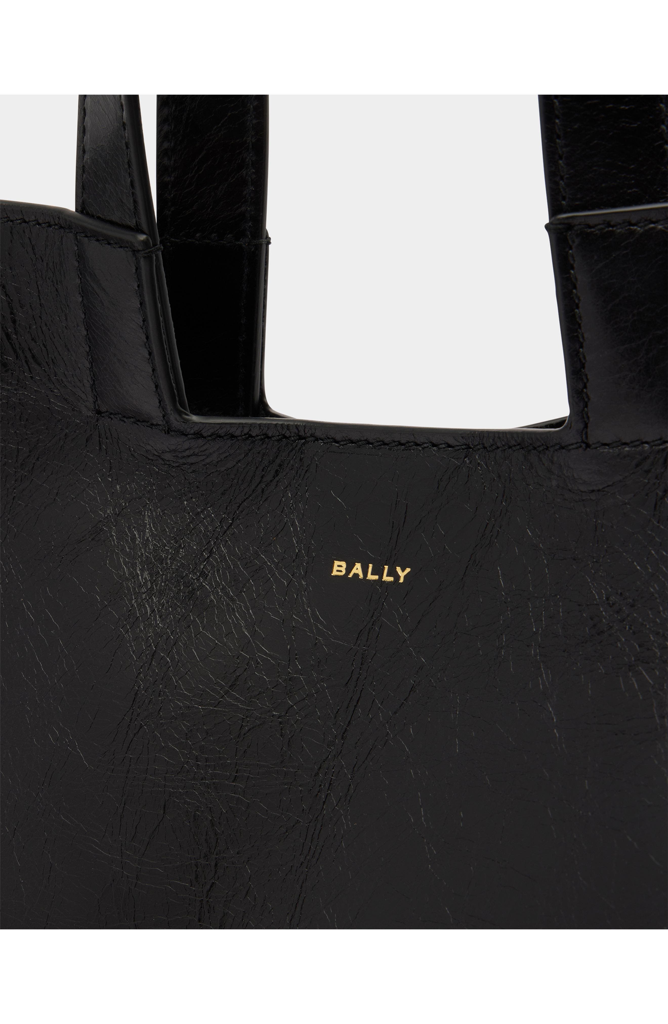 Bally Easy Bally Tote Bag in Bovine Leather, Alternate, color, Black