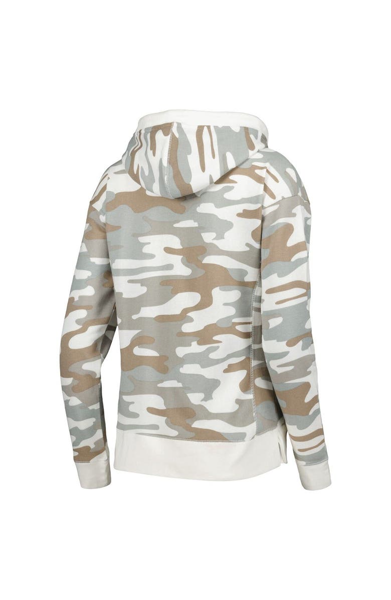 PRESSBOX Women's Pressbox Camo Indiana Hoosiers San Pablo Pullover Hoodie, Alternate, color, 