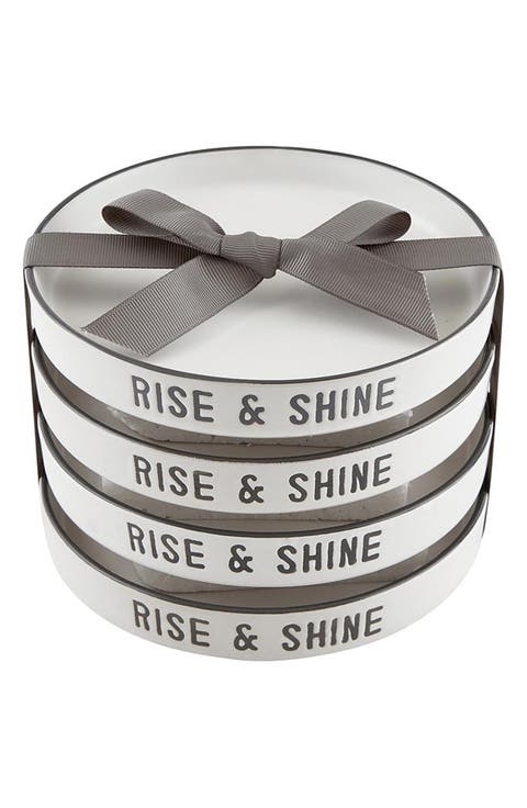 Rise & Shine Set of 4 Brunch Plates
