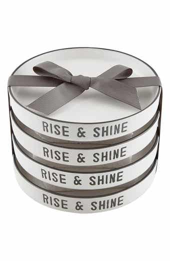 Rise & Shine Set of 4 Brunch Plates