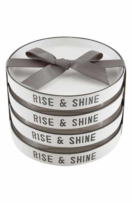 Rise & Shine Set of 4 Brunch Plates